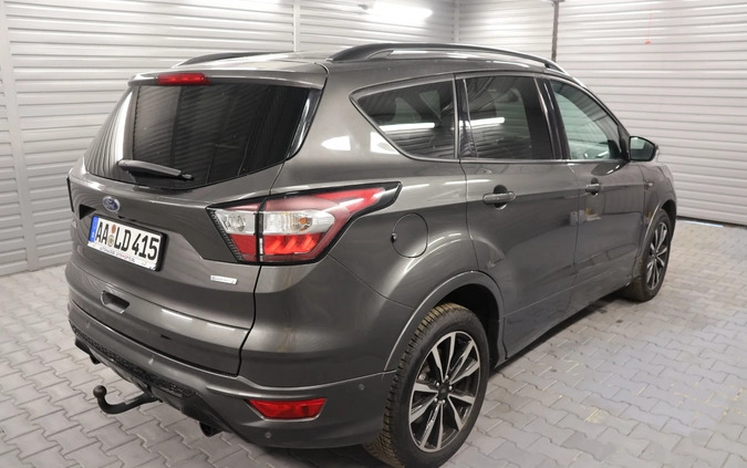 Ford Kuga cena 74400 przebieg: 155000, rok produkcji 2018 z Wielichowo małe 154